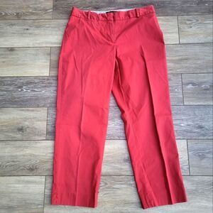 Talbots Red Ankle Pants